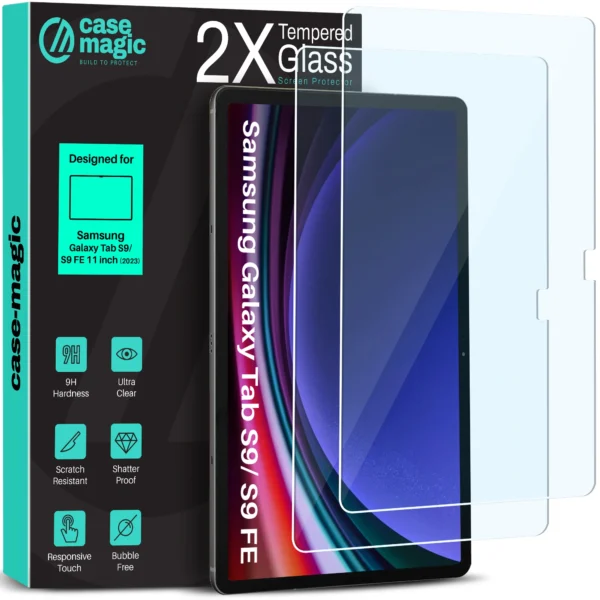 Samsung Galaxy Tab S9 11 Inch Tempered Glass Screen Protector – 2-Pack