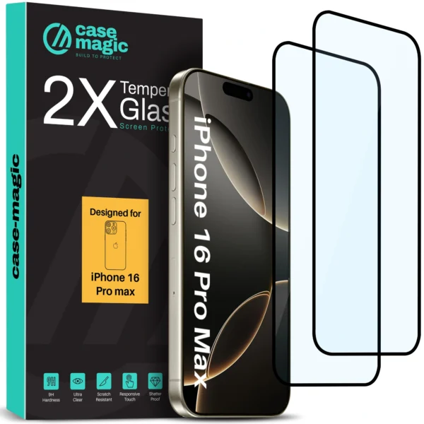 iPhone 16 Pro Max Tempered Glass