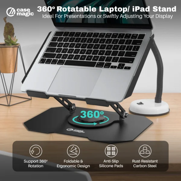 360° rotatable laptop stand