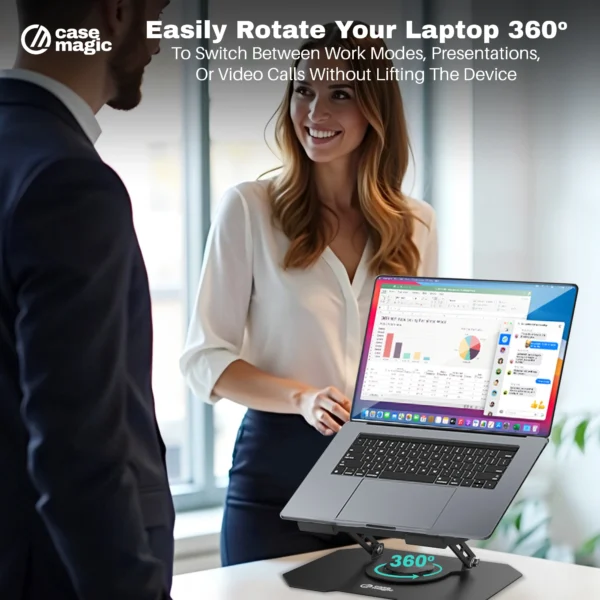 360° rotatable laptop stand