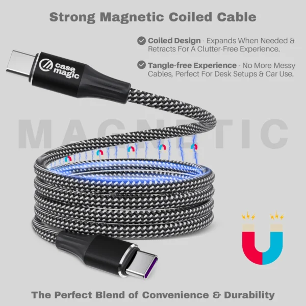 Magnetic Type-C to Type-C Cable