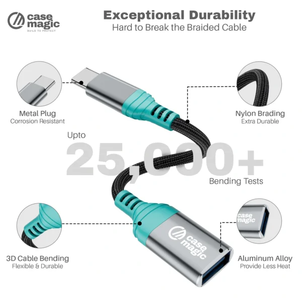Type C OTG to USB cable