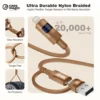 USB-C & USB-A to Lightning Fast Charging Cable