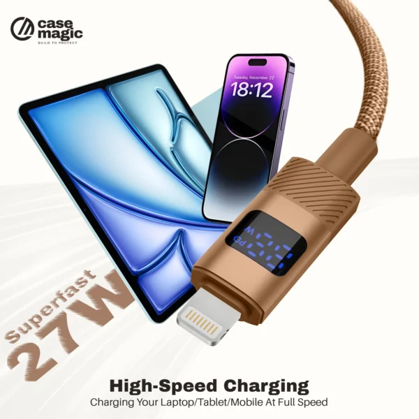 USB-C & USB-A to Lightning Fast Charging Cable