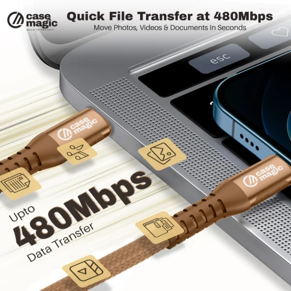 240W Type-C to Type-C Fast Charging Cable