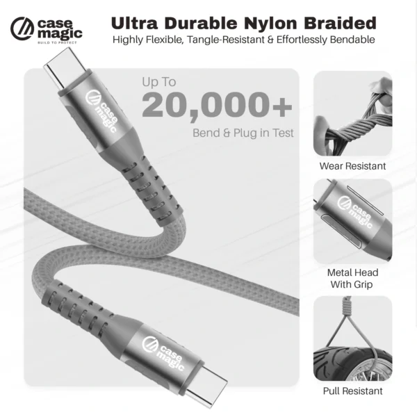 240W Type C Fast Charging Cable