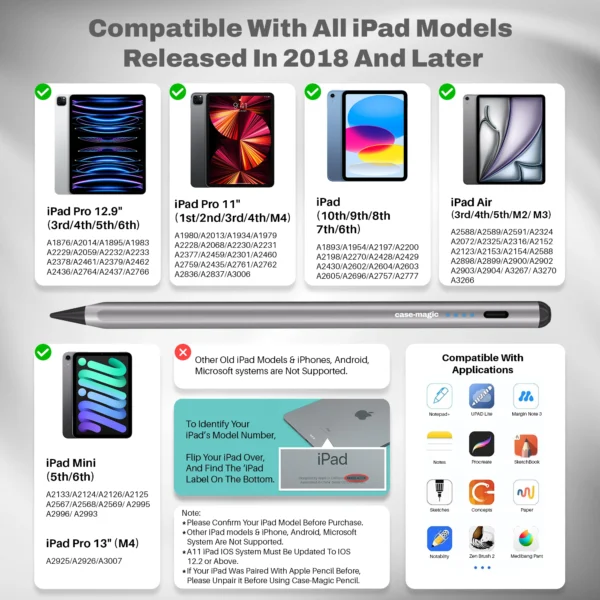 iPad Pencil Active Stylus Pen