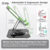 CASE-MAGIC Foldable 360° Rotating Tablet Stand Holder