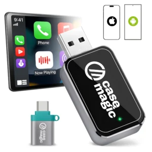 Case-Magic Bluetooth Wireless Car Receiver | Wireless Carplay & Android Auto Adapter