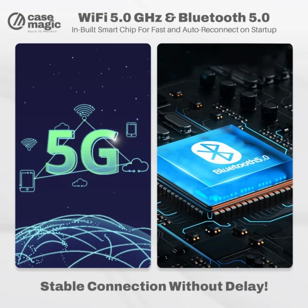 Case-Magic Bluetooth Wireless Car Receiver | Wireless Carplay & Android Auto Adapter