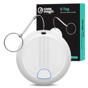 Case-Magic G-Tag Smart Bluetooth Item Finder | MFI-Certified Real-Time Tracker for iOS & Worldwide Tracking